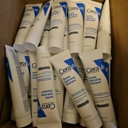 50 New Travel Cerave Gentle Hydrating Shampoo 1 Oz Tubes 