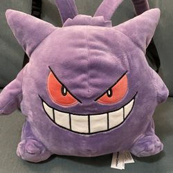 Pokemon Gengar Plush Backpack 11” Tall -$25