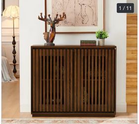 Walnut Storage Cabinet