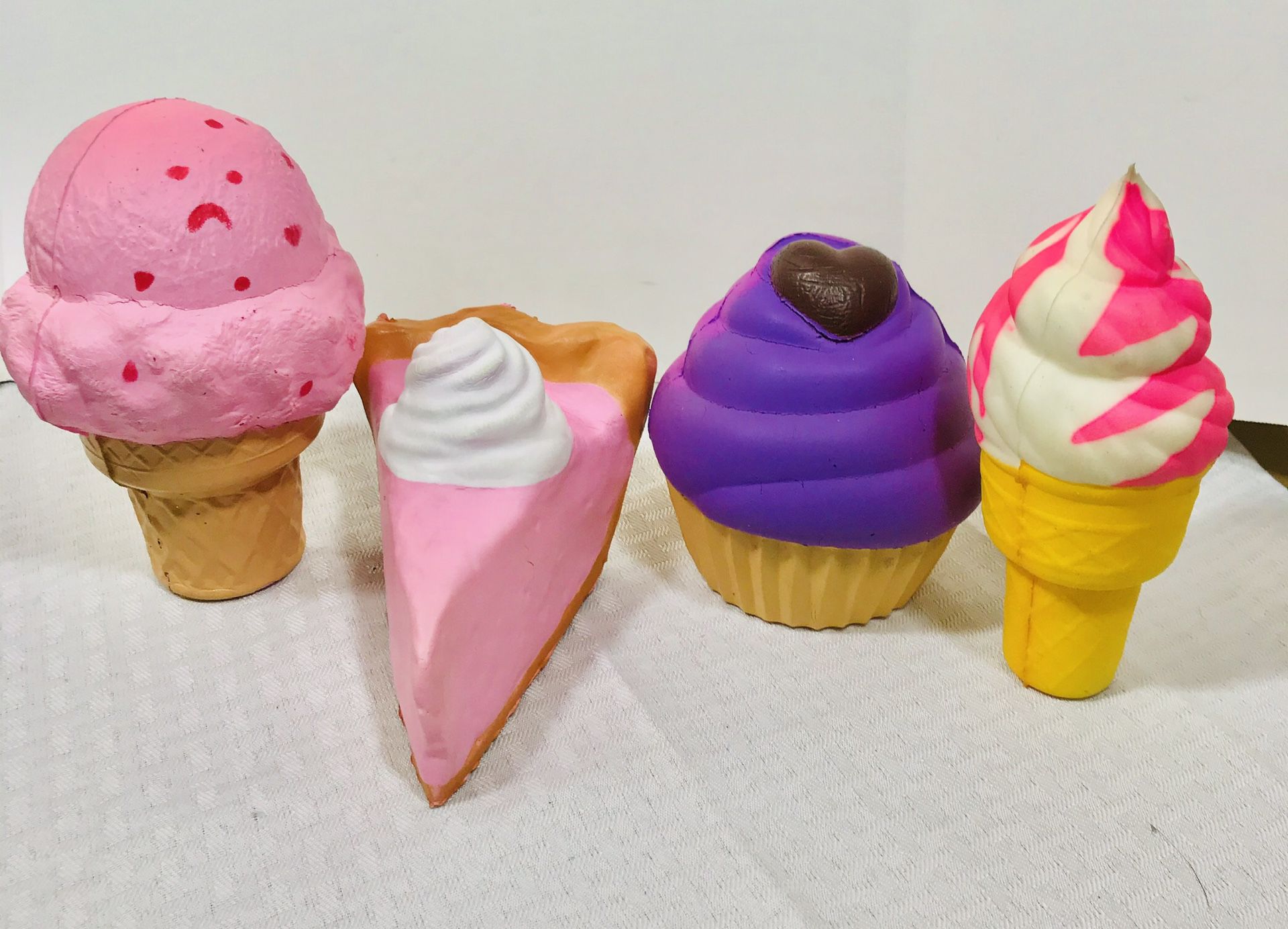 Squishy Stress Toys Lot Pie Muffin Ice cream cones