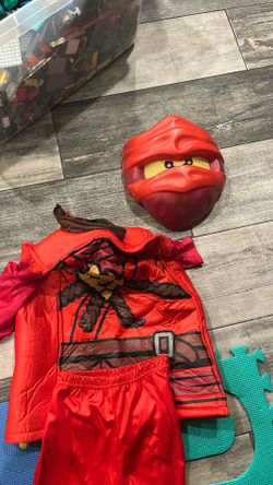 Red Ninjago Halloween Costume Size Small 