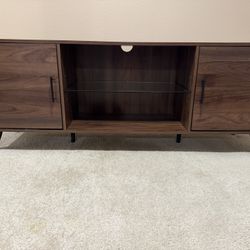 60” Media Console - Shelving 