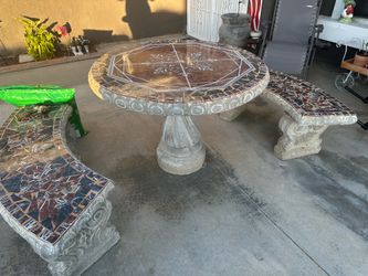 Concrete table