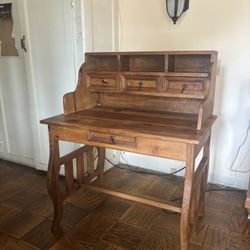 Antique Desk Solid Wood