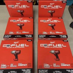 Milwaukee New 1/2” High Torque Impact Wrench M18 Fuel Brushless $250 Each One - Brand New 