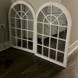 Barn Style Mirror Set