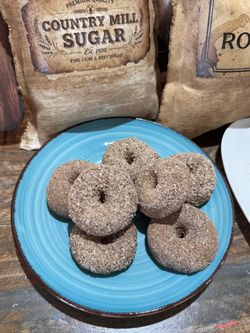FAUX FAKE looking donut decorations
