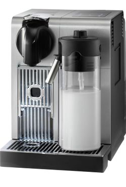 DeLonghi Nespresso Capsule Espresso Machine, Digital Panel, Silver/Black