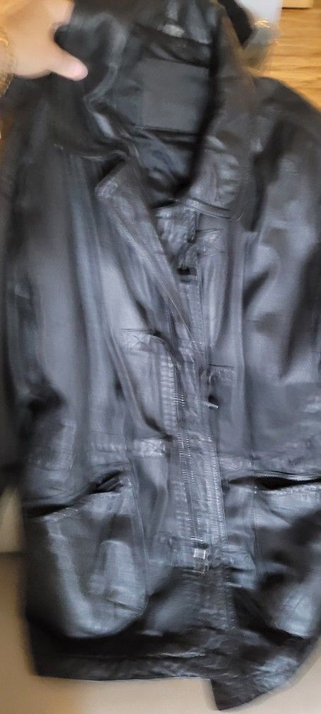 Vintage Mens Leather Coat Pick Up Only