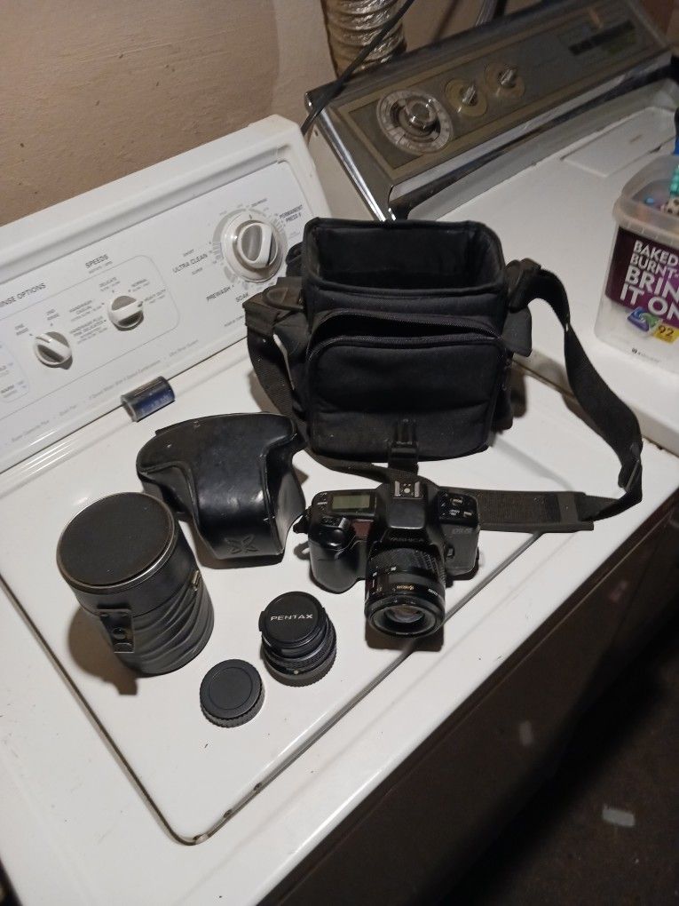 Camera And Equipment Pentax And Yashica