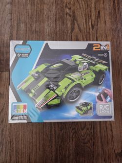 GAMZOO Mechanical Master 2-in-1 remote control building brick car