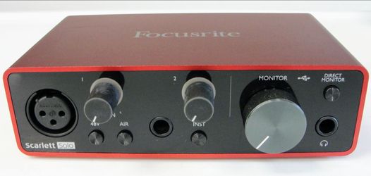 FOCUSRITE SCARLETT SOLO 3RD. GENERATION AUDIO INTERFACE
