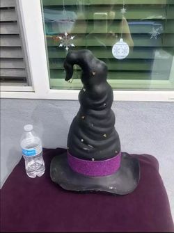 Halloween Decoration Witch Lighed Hat