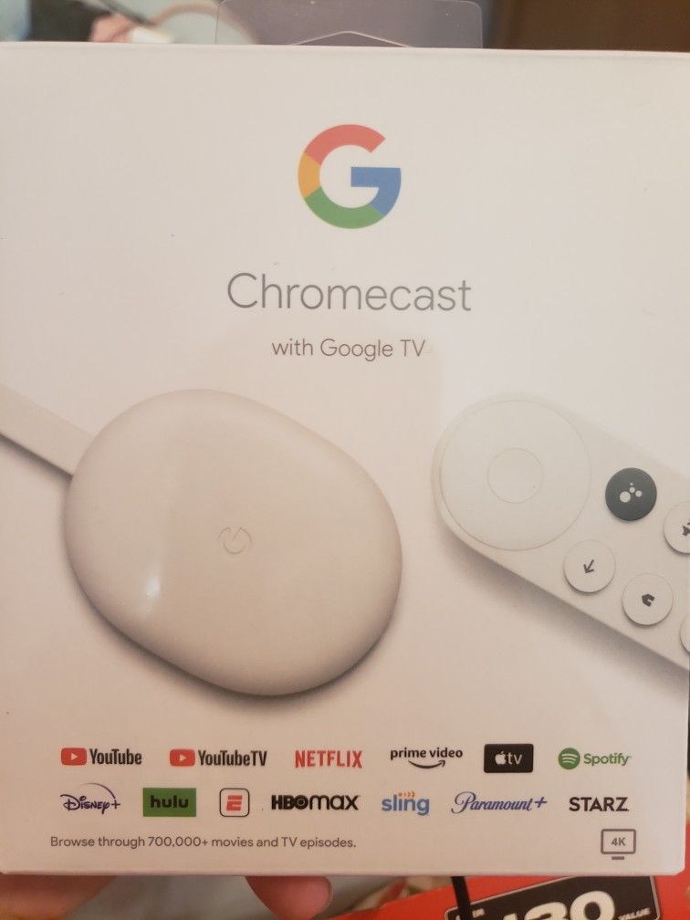 NEW!! Chromecast With GOOGLE TV