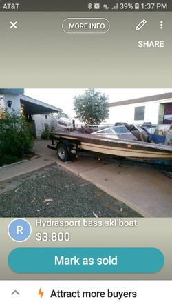 Bass ski hydrasport boat
