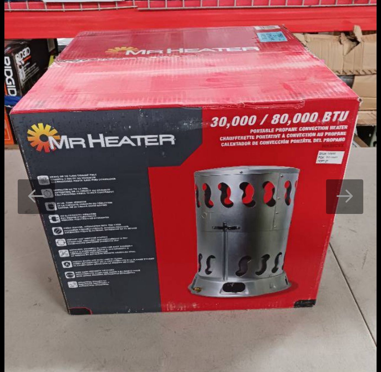 Mr. heater 80,000 BTU propane heater