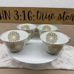 B & C Limoges France L. Bernardaud and Co. Teacups 