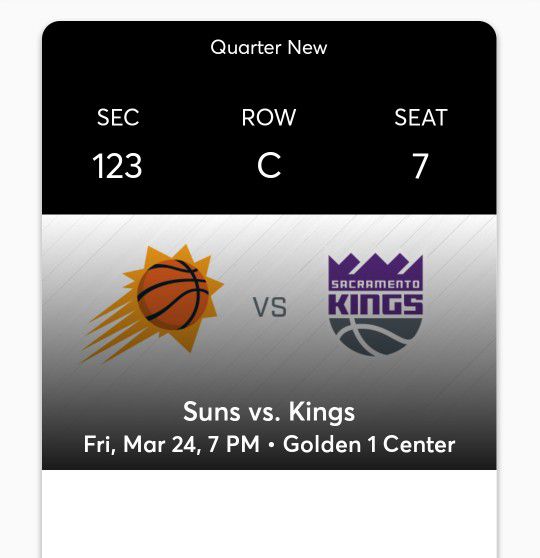 Sacramento Kings Vs PHOENIX Suns