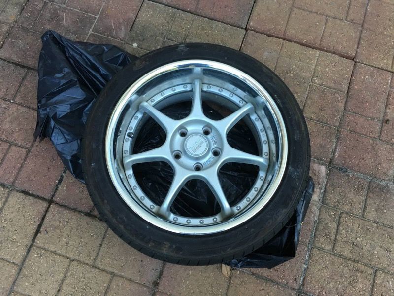 Enkei RS Evolution 17" Wheels & Tires