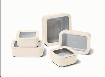 Caraway 5 piece of glass food storage containers