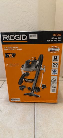 RIDGID 12 Gallon Shop Vacuum