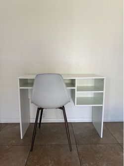 Desk and chair