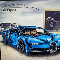 Bloques De Construcción, Nuevo Bugatti Chiron, 3,599 Piezas, Escala 1/8.