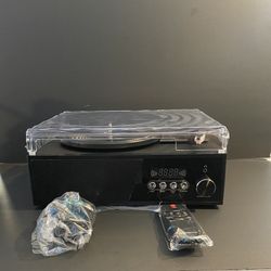 Vinyl Record Player With Bluetooth