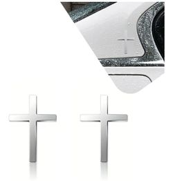 3D Christian Cross Car Emblem Decals