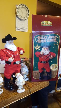 Holly Jolly Rocking Santa
