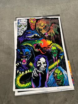 Blacklight posters