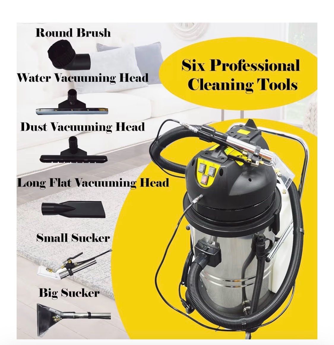 BEILOCKERY Commercial Carpet, Floor and Upholstery cleaner
