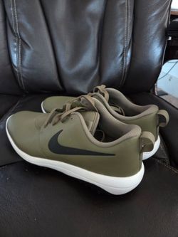 Nike Roshe G Golf Shoes - Olive Green / Khaki (Mens 9.5)