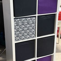 Cube Dresser With Fabric Drawers