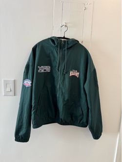 H&M Dark Green Team Meadows Windbreaker Jacket Size M