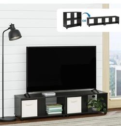 Mueble para TV / Estante Modular Negro - 2 Posiciones