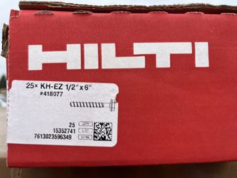 Hilti Screw Anchor