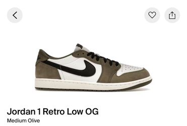 NEW 2026 AIR JORDAN 1 RETRO LOW “Medium Olive” sz10