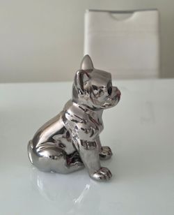 Set de 2 perros decorativos de porcelana