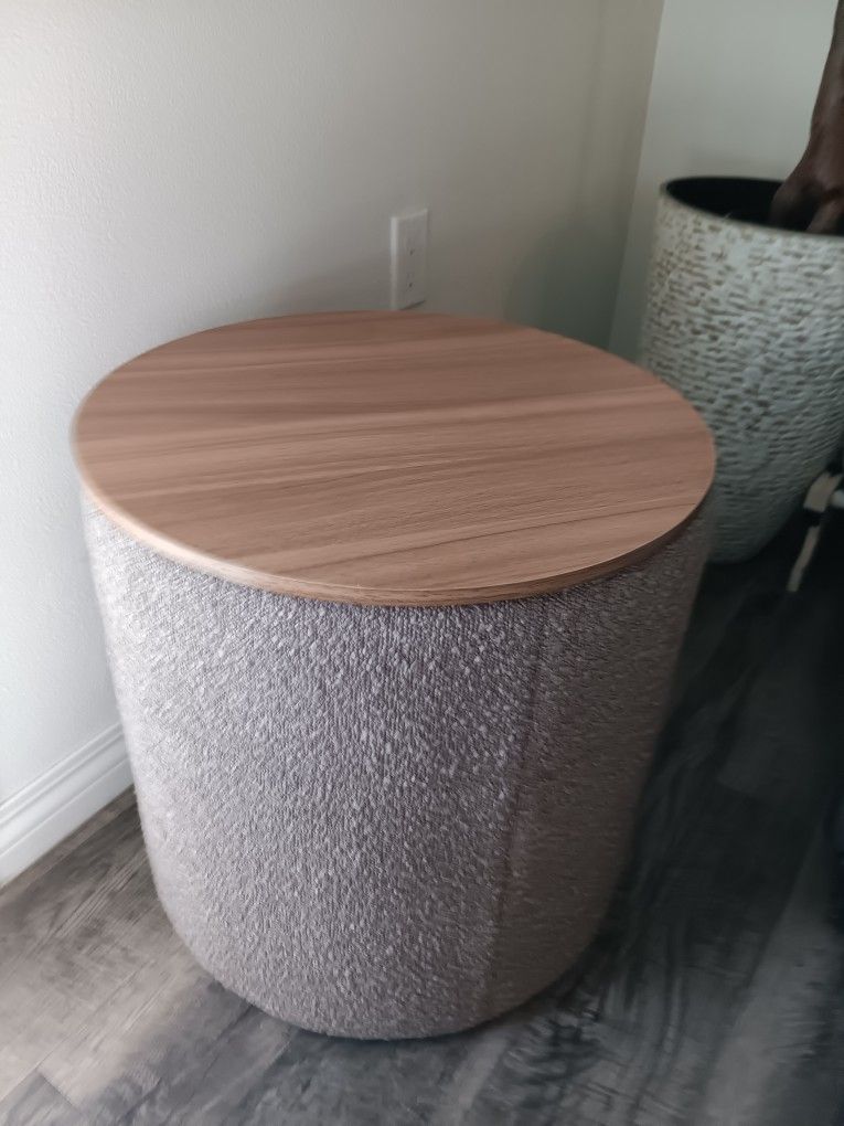 Light Brown Ottoman 