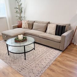 West Elm Harmony Sleeper Sectional With Storage 