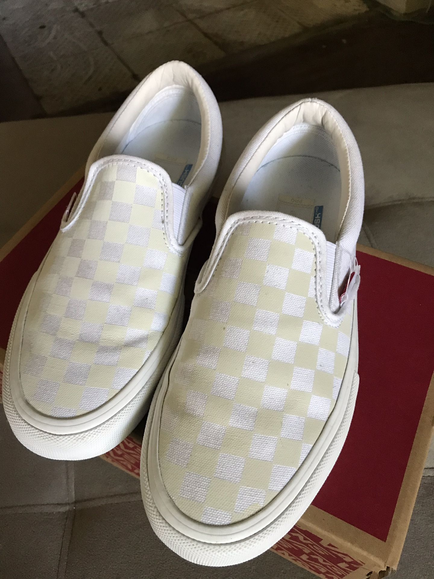 checkered reflective vans