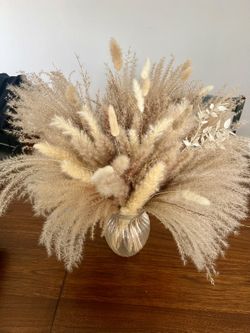 Gorgeous Pampas Grass Bouquet + Vase