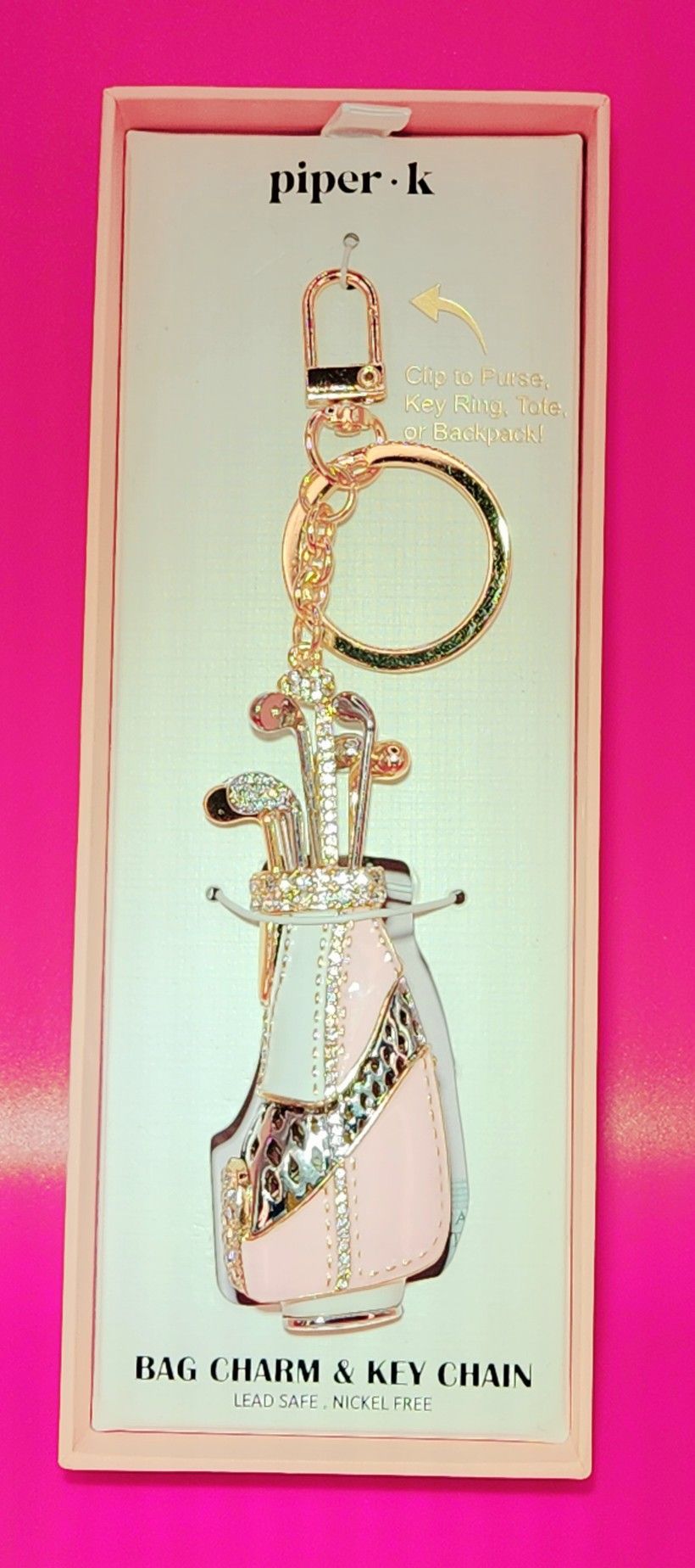 Piper K BAG CHARM/KEYCHAIN