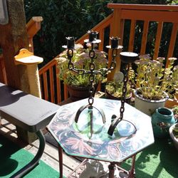 Gothic Metal Candle Holders