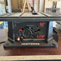 Craftsman Table Saw