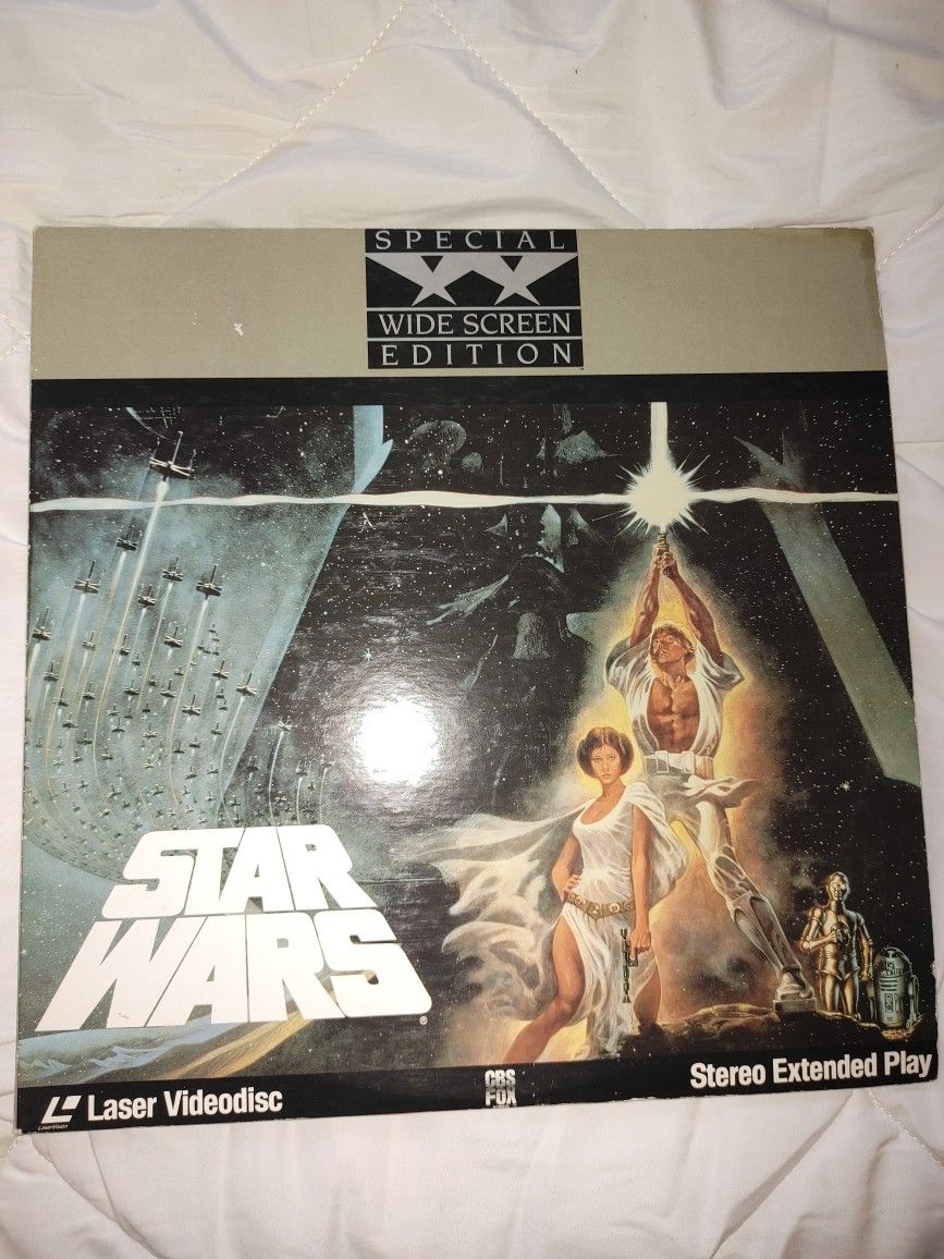 Star Wars Laser Videodisc 