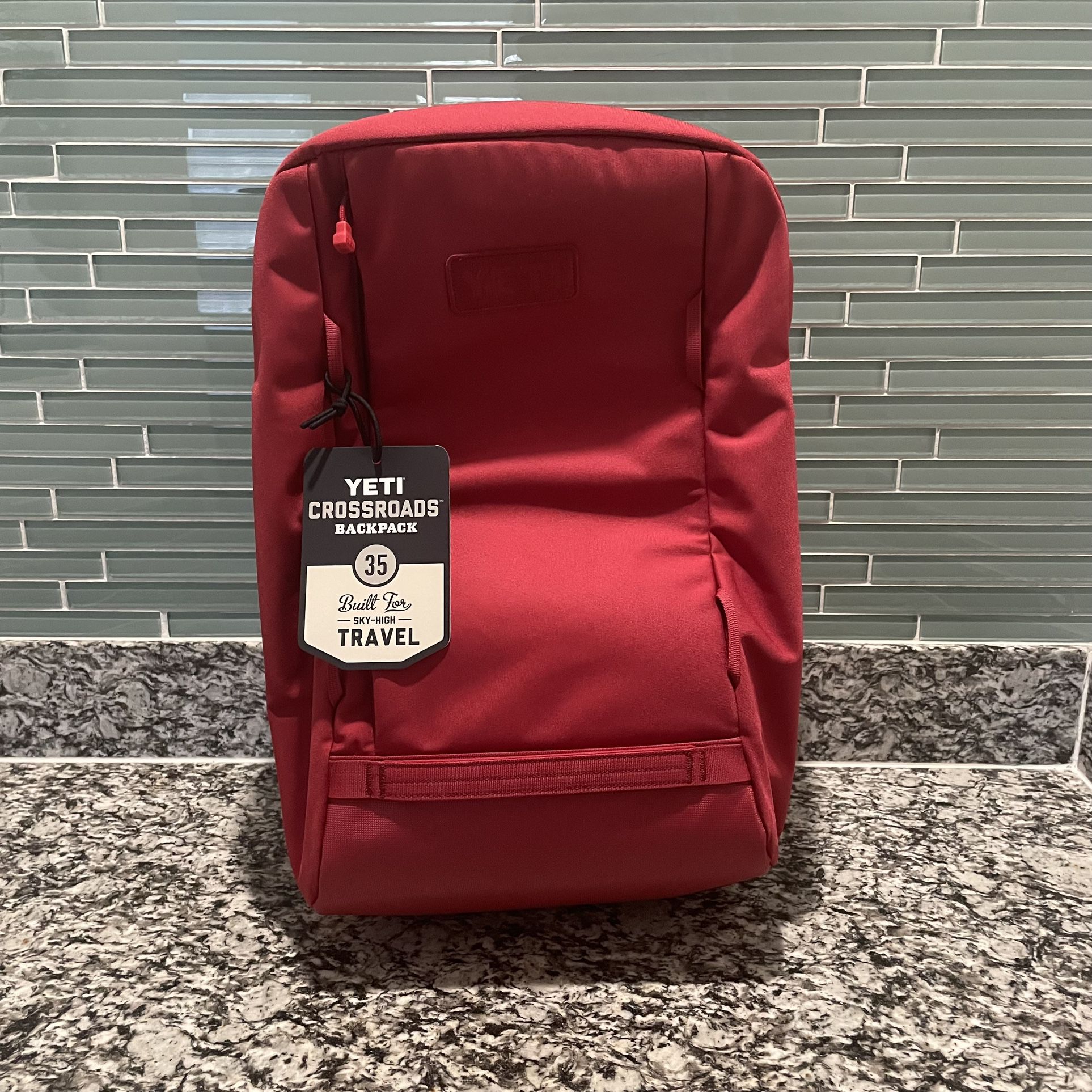 YETI Crossroads 35L Harvest Red Travel Backpack | Brand New W/ Tags