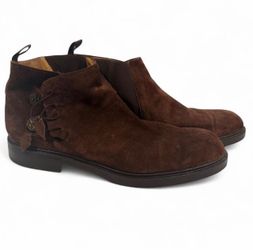 Mezlan brown suede ankle boots Size 13