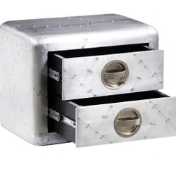 Restoration Hardware / Timothy Oulton Aviator Blackhawk Side Table 